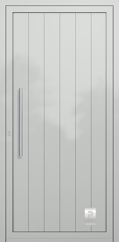 2040 RAL7035 65cm premium aluminium entry door infill panels