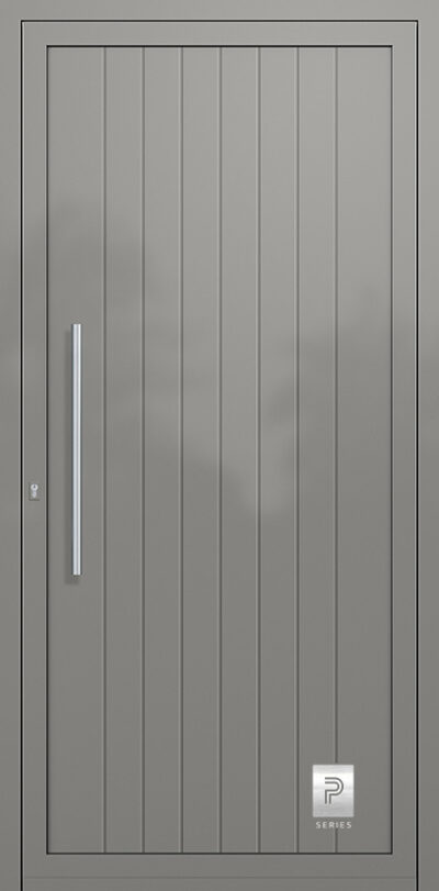 2045 RAL9007 65cm premium aluminium entry door infill panels