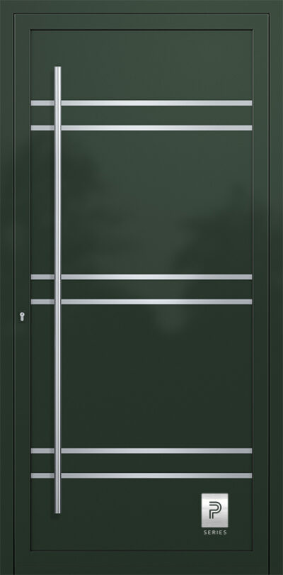 2108 H1 RAL6009 180 premium aluminium entry door infill panels