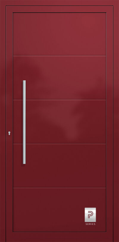 2109 RAL3004 80 premium aluminium entry door infill panels