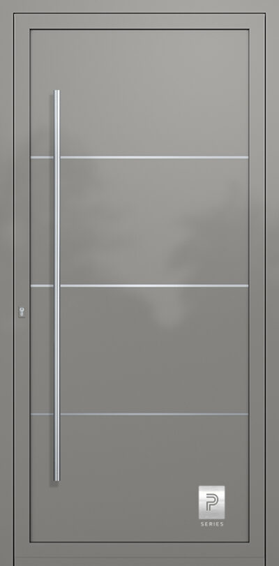 2115 H1 RAL9007 160 premium aluminium entry door infill panels