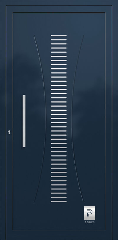 2156 H1 RAL5011 50 premium aluminium entry door infill panels