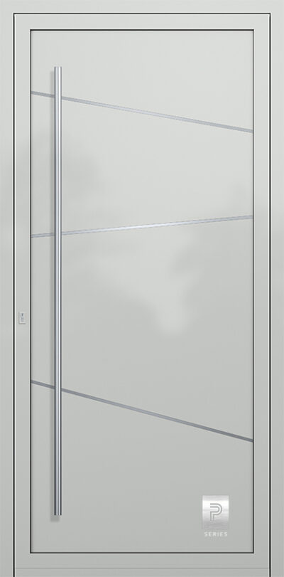 2157 H1 RAL7035 180 premium aluminium entry door infill panels