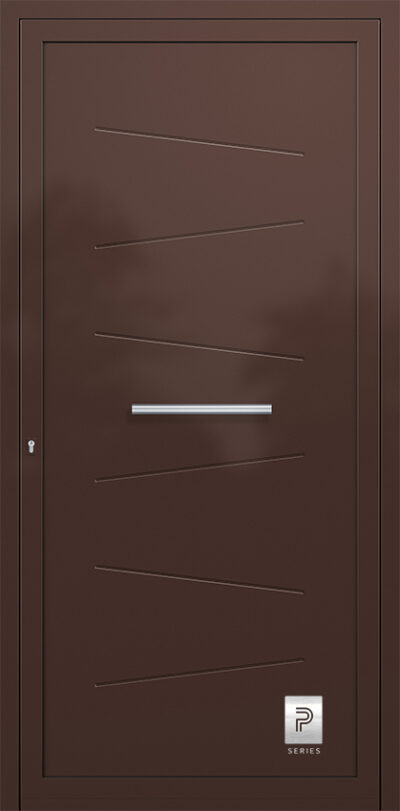 2159 RAL8017 40 premium aluminium entry door infill panels