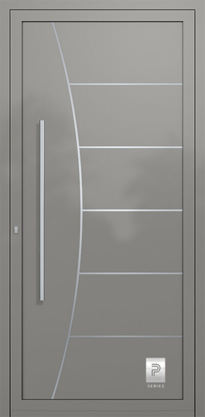 2163 H1 RAL9007 100 premium aluminium entry door infill panels