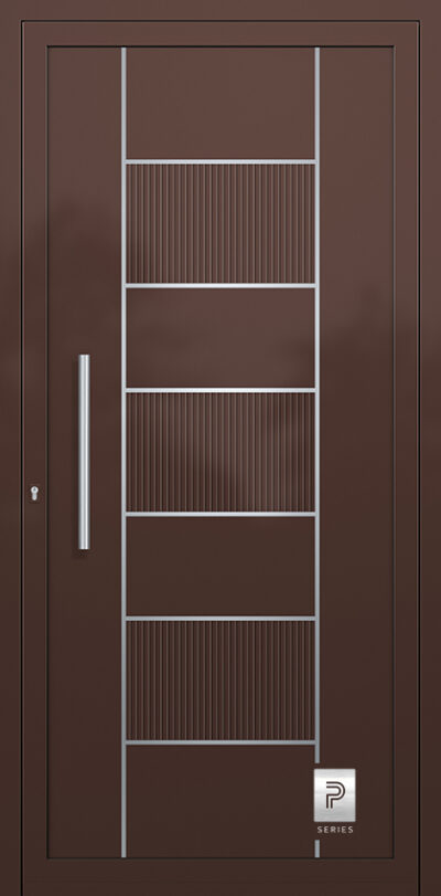 2166 H1 RAL8017 50 premium aluminium entry door infill panels