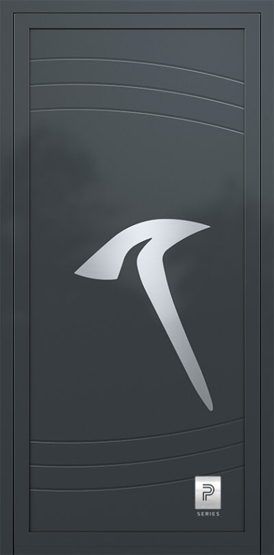 2182 H1 RAL7016 premium aluminium entry door infill panels