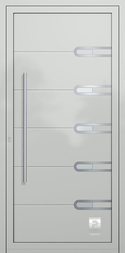 2305 H1 A RAL7035 100 premium aluminium entry door infill panels