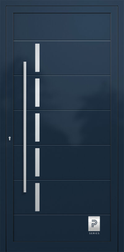 2309 A RAL5011 120 premium aluminium entry door infill panels