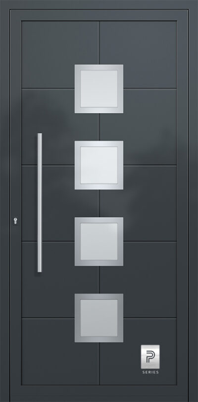 2312 H1 A RAL7016 80 premium aluminium entry door infill panels