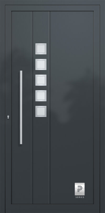 2314 H1 A RAL7016 80 premium aluminium entry door infill panels