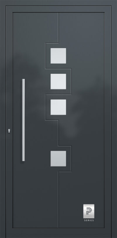 2315 A RAL7016 80 premium aluminium entry door infill panels