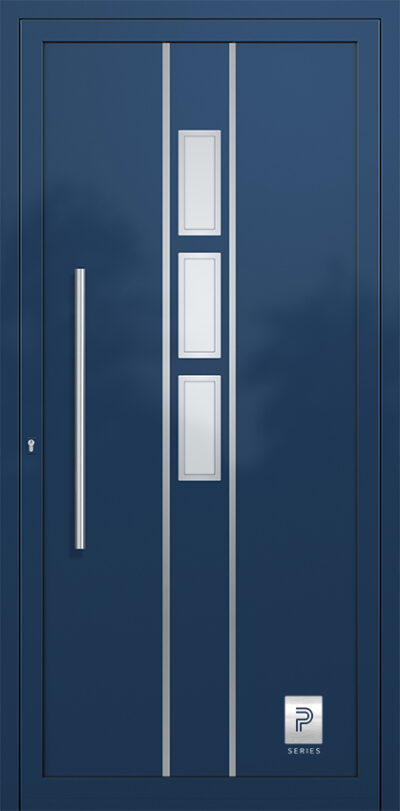 2317 H2 A RAL5003 80 premium aluminium entry door infill panels