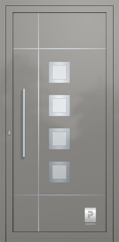 2320 H2 A RAL9007 65 premium aluminium entry door infill panels