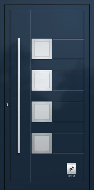 2321 H1 A RAL5011 140 premium aluminium entry door infill panels