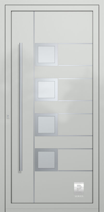 2321 H2 A RAL7035 140 premium aluminium entry door infill panels