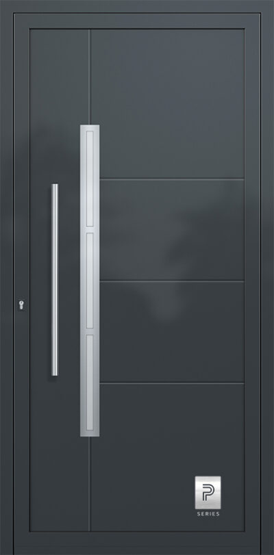 2323 H1 A RAL7016 80 premium aluminium entry door infill panels