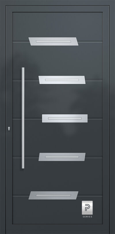 2328 H1 A RAL7016 100 premium aluminium entry door infill panels