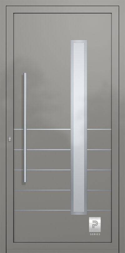 2331 H2 A RAL9007 100 premium aluminium entry door infill panels