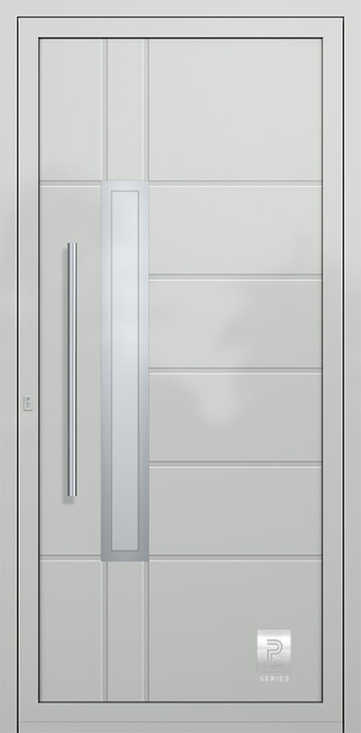 2333 H1 A RAL7035 80 premium aluminium entry door infill panels