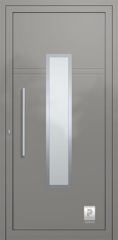 2335 H1 A RAL9007 65 premium aluminium entry door infill panels