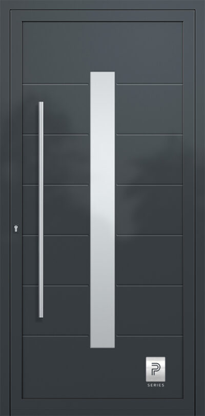 2336 A RAL7016 120 premium aluminium entry door infill panels