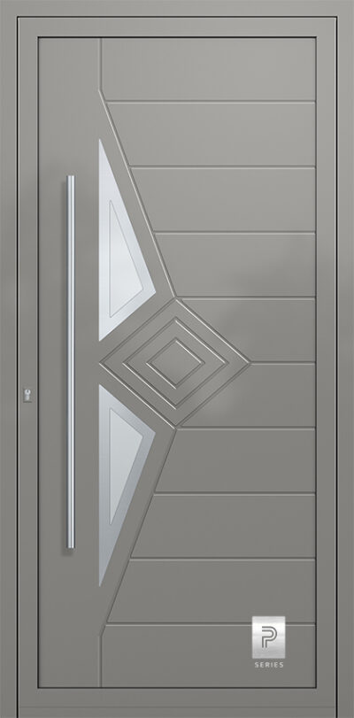 2360 H1 A RAL9007 100 premium aluminium entry door infill panels