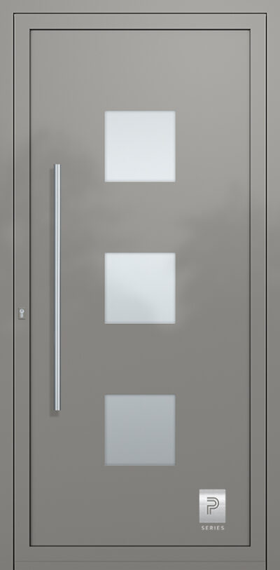2402 A RAL9007 100 premium aluminium entry door infill panels