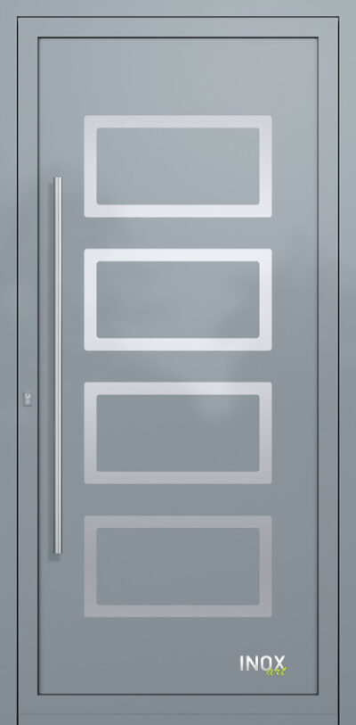 4740 RAL7001 120 inox panel alouminiou portas eisodou