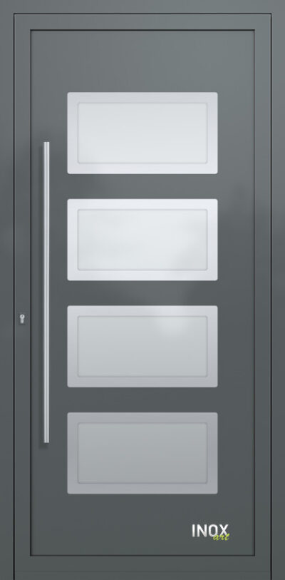 4744 A RAL7012 120 inox panel alouminiou portas eisodou