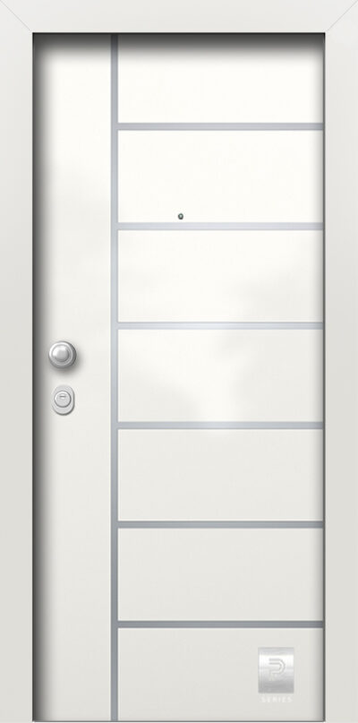 40.2147 H1 RAL9016 porta asfaleias metaliki