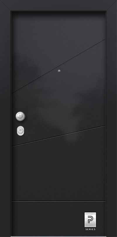 40.2158 RAL9011 porta asfaleias metaliki