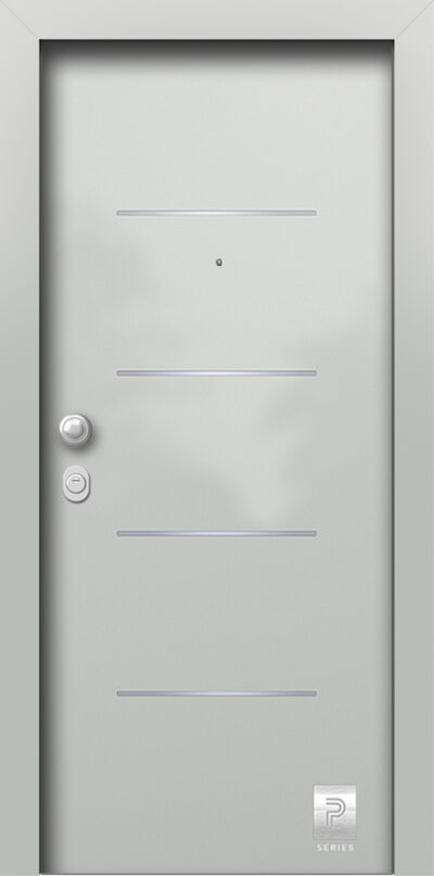 40.2161 H1 RAL7035 porta asfaleias metaliki