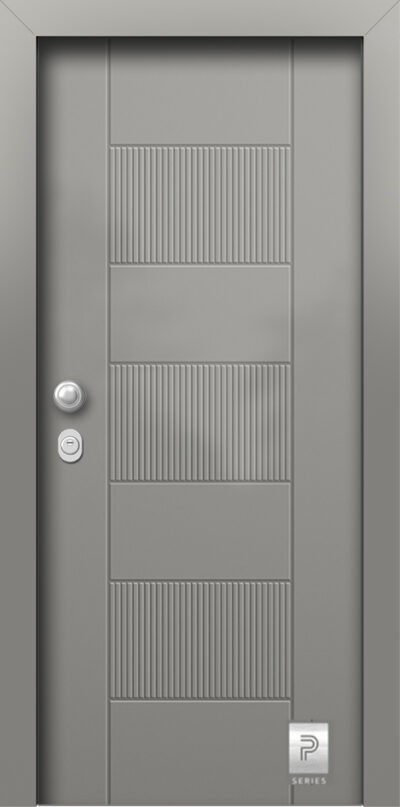 40.2166 RAL9007 porta asfaleias metaliki