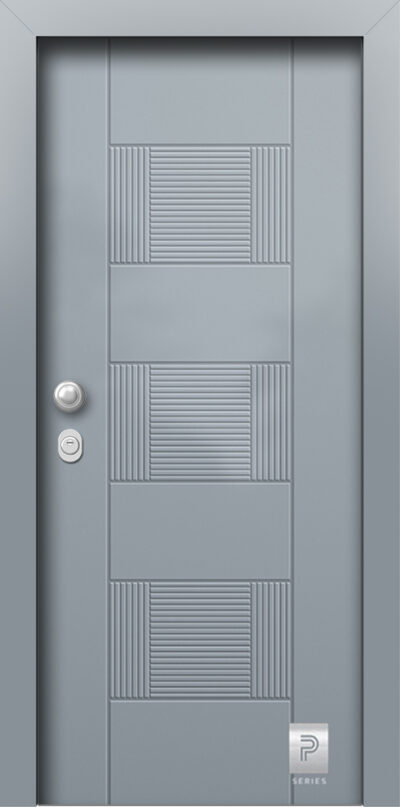 40.2167 RAL7001 porta asfaleias metaliki