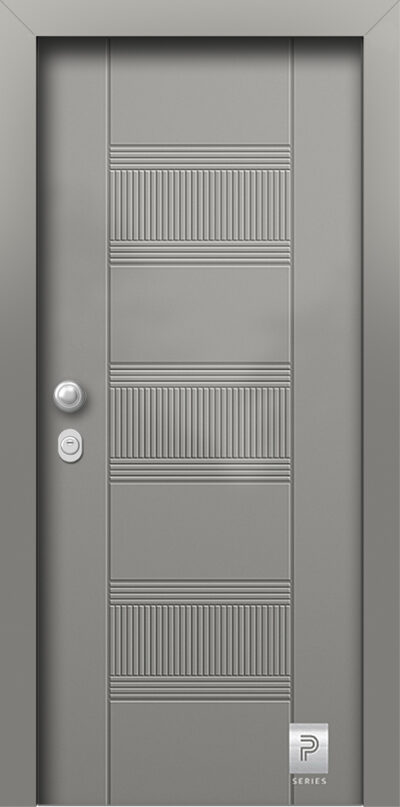 40.2168 RAL9007 porta asfaleias metaliki