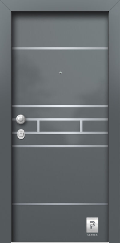 40.2301 H1 RAL7012 porta asfaleias metaliki