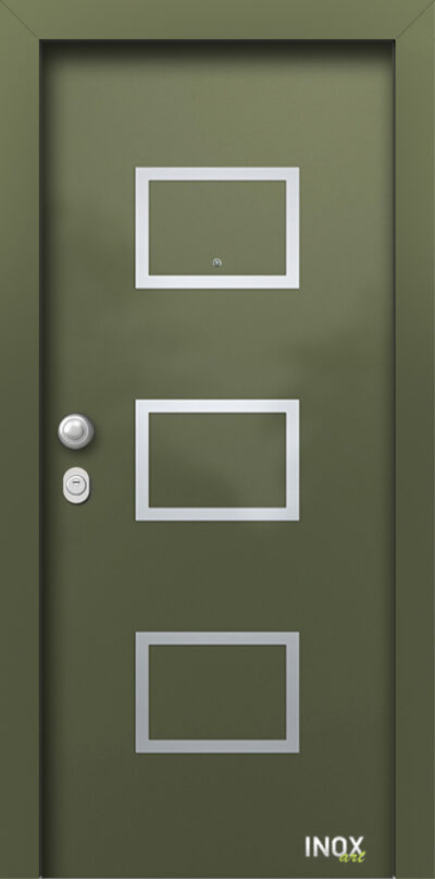 40.2660 RAL6003 porta asfaleias metaliki