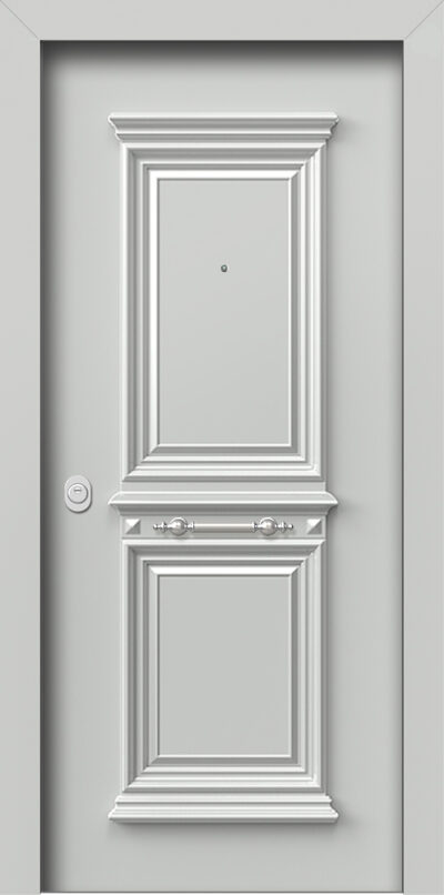 40.3120 RAL7035 paradosiaka porta asfaleias metaliki