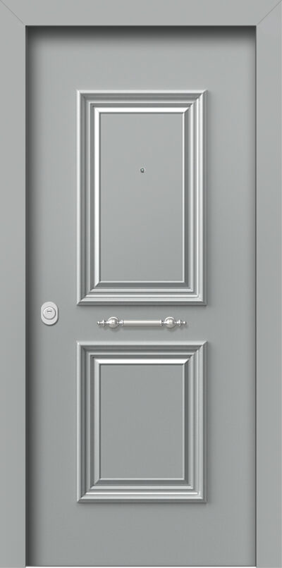 40.3160 RAL7042 paradosiaka porta asfaleias metaliki