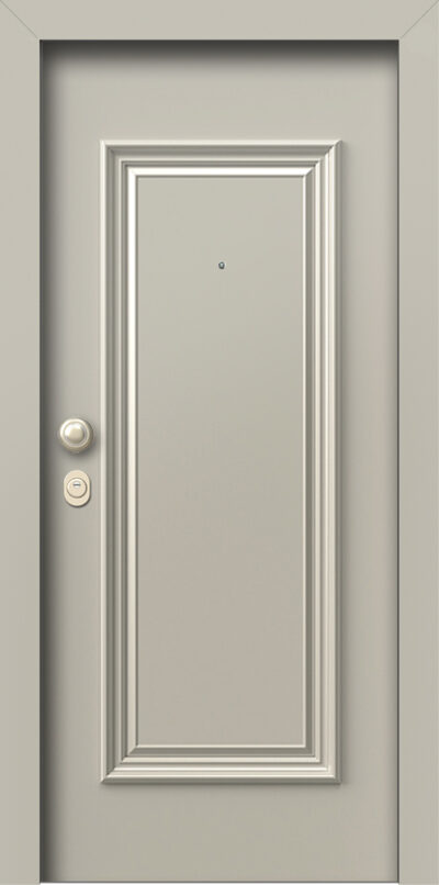 40.3300 RAL7032 paradosiaka porta asfaleias metaliki