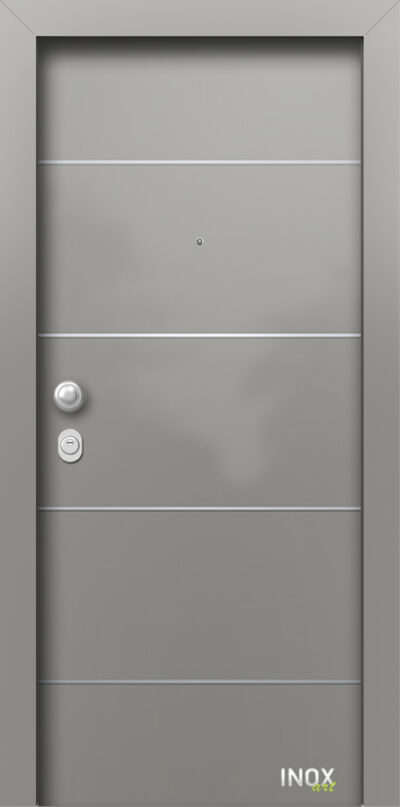 40.4484 RAL9007 porta asfaleias metaliki