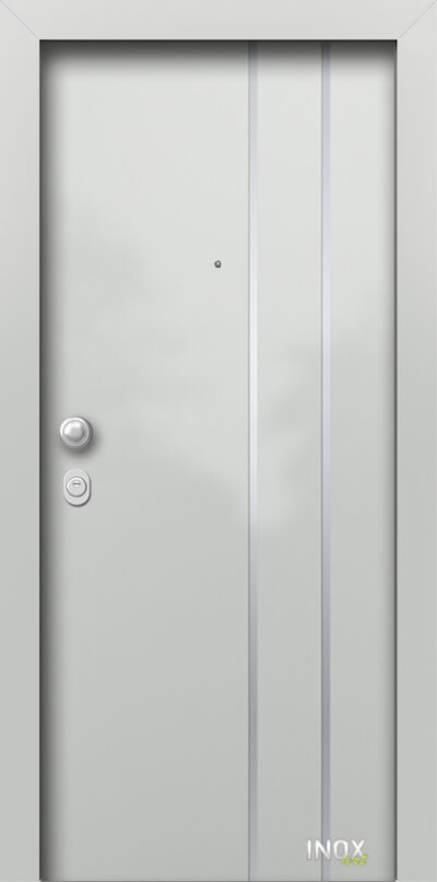 40.4620 RAL7035 porta asfaleias metaliki