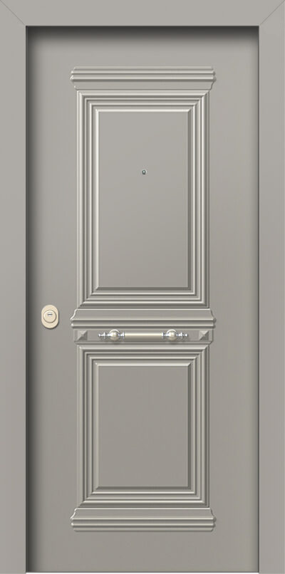 40.8120 D RAL7030 paradosiaka porta asfaleias alouminiou