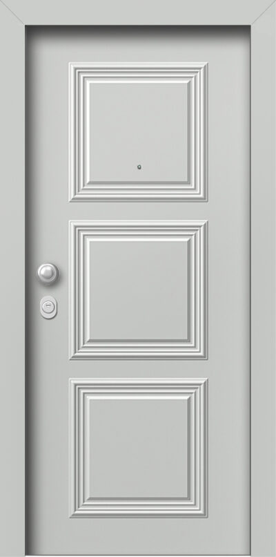 40.8170 RAL7035 paradosiaka porta asfaleias alouminiou