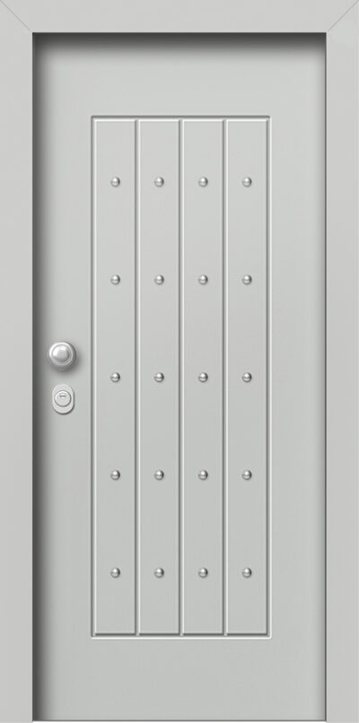 40.8800 RAL7035 Venezia porta asfaleias alouminiou