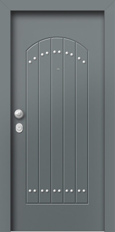 40.8820 RAL7012 Venezia porta asfaleias alouminiou