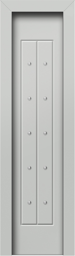 40.8900 RAL7035 Venezia plaino portas asfaleias alouminiou