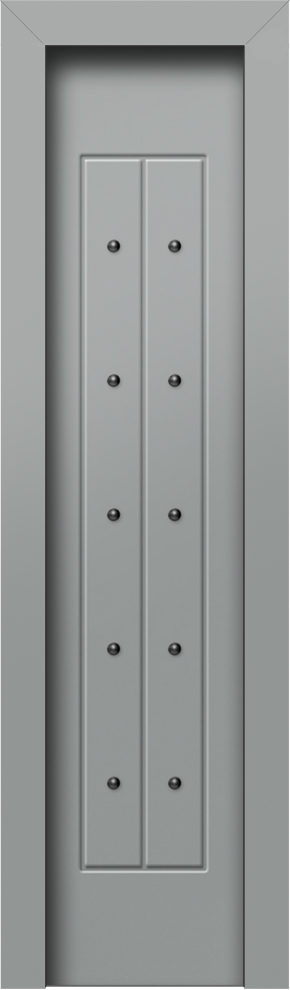 40.8900M RAL7042 Venezia plaino portas asfaleias alouminiou